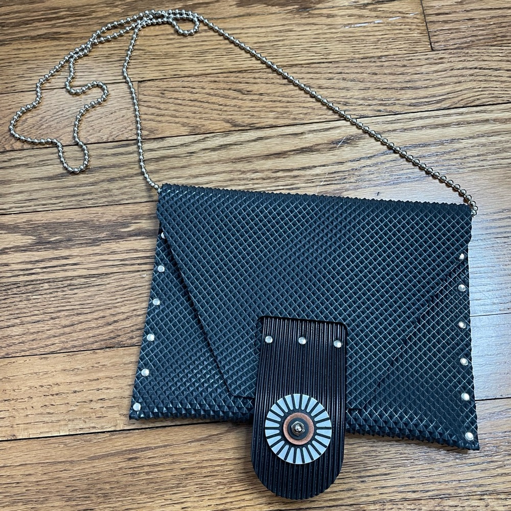 Gloria Gerber textured rubber purse/crossbody